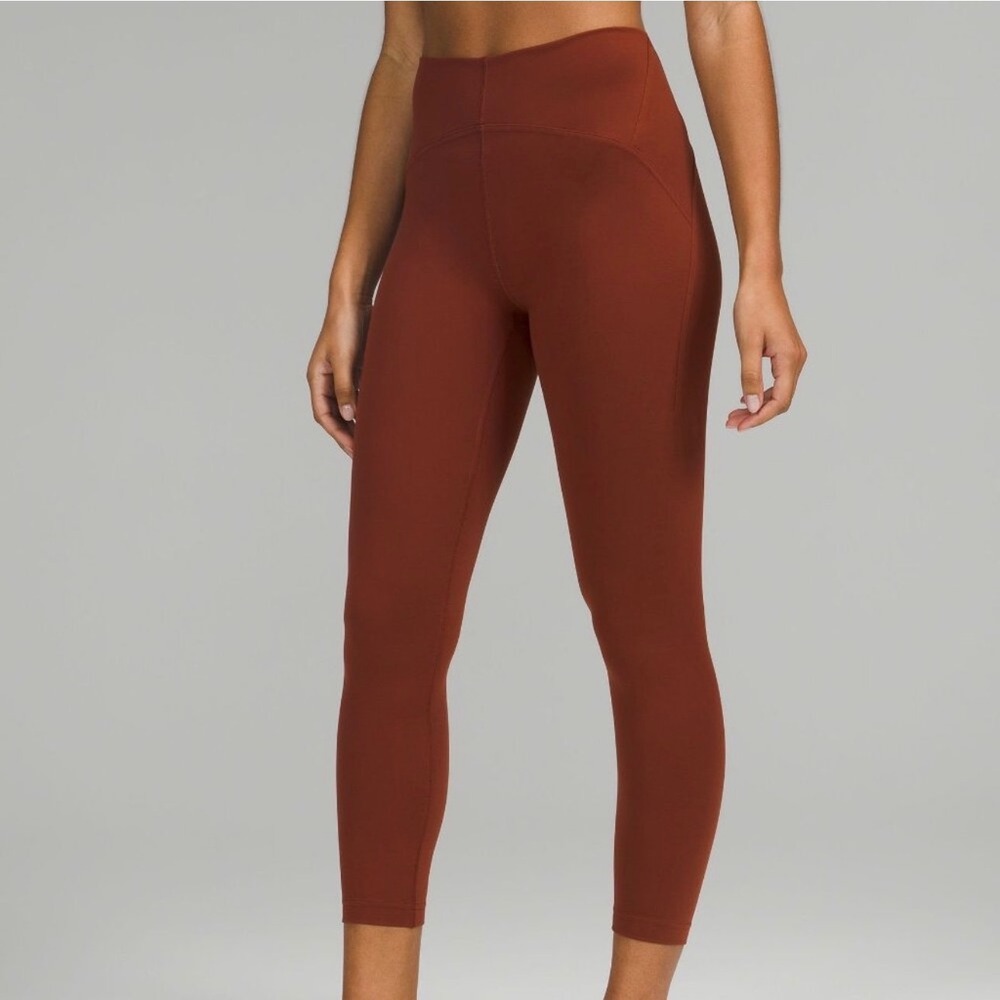 Lululemon Instill High-Rise Tight Date Brown Yoga Leggings Size 0